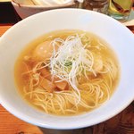 らーめん芝浜 - 塩ラーメン+味玉