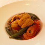 ヌーダ - ウニとジュンサイ・トマトの冷製パスタ