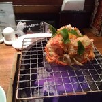 くし炉 あぶり家 - 花咲カニ甲羅焼き