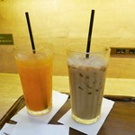 Gurin Rifu Kafei Ommoru Kusatsu - コーヒー、ピンクグレープ