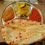 ラム - Bランチ（チーズナン）…税抜700円+50円