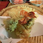 まきのきてい - ざるの天婦羅