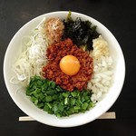麺や 結 - 台湾まぜそば（追い飯付）+大盛り…税込850円+100円=950円