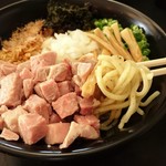 麺や 結 - 塩油そば（追い飯付）…税込800円+100円=900円