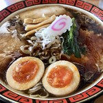 ますや本店 - ｢伝｣大盛り縮れ麺