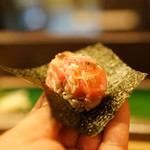 鮨駒 - 鮪のなかおち