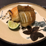 御料理 寺沢 - 水鰈 炭火焼