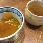 Takashimawanikafe - 本日の料理 本日のスープor梅番茶 どちらか選べます