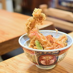 まさる - 大入 江戸前天丼@税込3,700円