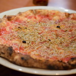 PIZZAジャルディーノ SAVOY - しらすのピッツァ＠値段失念