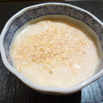 日本料理 藤井 - 胡麻たれの中に素麵が入っています