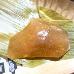 日本料理 藤井 - 冷やし飴のお菓子でした