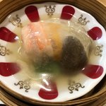 中国菜 火ノ鳥 - 上の薄い膜は冬瓜