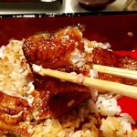 うなぎ 魚政 - うな重　坂東太郎　特上　リフト