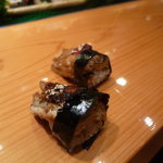 天寿し - ☆連れには食べやすいようにカットして☆