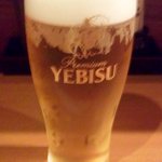 炭焼 ちきんかばぶ - ビール.JPG