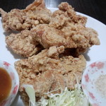 台湾料理 福龍亭 - 唐揚げアップ