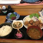 とりよし - 唐揚げ定食  ¥1100