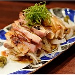 鳥田中 - 叩きお造り（小）　400円