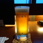 おたる政寿司 ぜん庵 - 生ビール(600円)