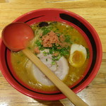 えびそば一幻 - そのまま・えびみそ・細麺(780円)