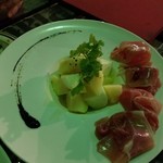 メリメロ ディ ピアット - 生ハムとモモ