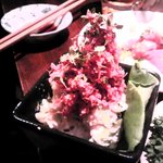 立ち飲み 竜馬 - ポテトサラダコンビーフ乗せ！