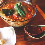 手打そば くりはら - 翡翠そば