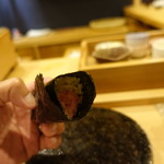 すし処 睦月 - ネギトロ手巻き