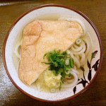 府中家 - きつねうどん（かけそのまま+お揚げ）