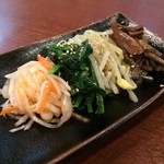 紅梅園 - H.30.6.2.昼 ナムル 450円税別