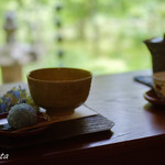 安寧 - 上生菓子とほうじ茶