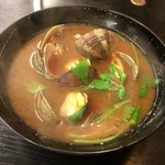 海鮮料理 吾作どん  - H.30.6.2.昼 貝の赤出し 200円税別