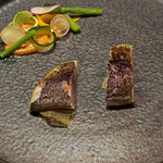 Kama Tsuda - 能登特大〆鯵の炙り