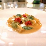 Belon   - Basil Scarpinocc with burrata and fruit tomatos