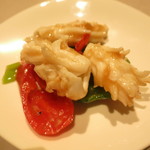 中国飯店 富麗華 - 剣先烏賊と万願寺唐辛子の海老味噌炒め