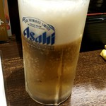 浪花ひとくち餃子 チャオチャオ - ほろ酔いセットの生ビール