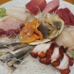 魚正 - 貝が美味いです