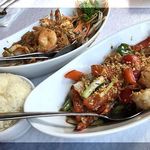 Malie’s Thai - パッタイ＄15.90、タイガーリックシュリンプ＄15.90