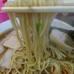 ラーメン 木曜日 - 麺箸上げ