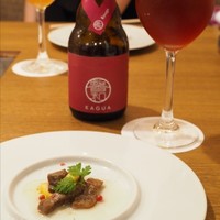 お肉屋 けいすけ 三男坊 - "お肉の前菜：お肉のマリネ"