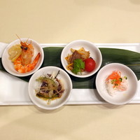 礼華 - 珊瑚コース＠3,996円前菜盛り合せ