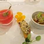 ガーデンレストラン - アミューズ３点盛り