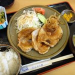 Michi no eki donburi kan - 豚しょうが焼き定食