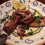 ズッペリア オステリア ピティリアーノ - 2018年5月訪問時、スミイカの炭火焼き