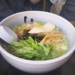 花鳥風月 - ゆず塩海老ワンタンラーメン880円