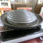 食事処 きくち - 軽くて扱いやすい鍋(鉄板とは言わない）