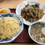 ラーメン中華田 - ♪特命オリジナルセット¥1350
      （炒飯¥700　レバニラ炒め¥650）