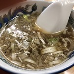 ラーメン中華田 - ♪衝撃的なスープ...