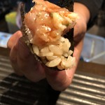 焼き鳥 とりら - 骨岸のトロトロな海苔巻きで駄目押しが来ます！